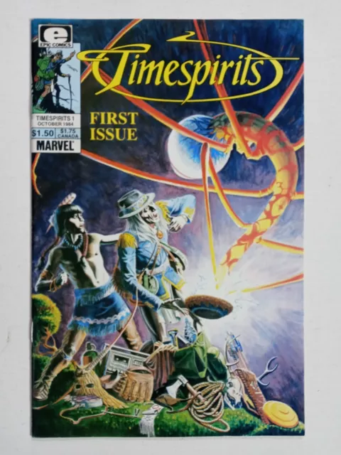 Timespirits # 1 Epic/Marvel Fantasy Comics 1984 VF/NM 9.0