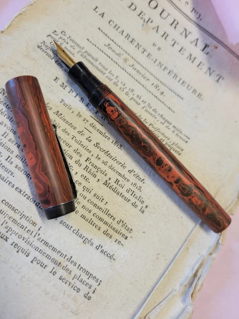 Stylo Plume Ancien Parker 15 - Modèle #P31, 12,5 Cm, Occasion Moyen état, à Restaurer (non Testé)
