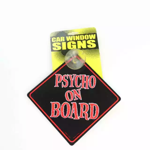 Kalan LP Car Sign - Psycho on Board