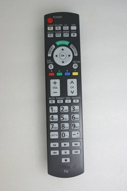 Remote For Panasonic TX-L47ETW50 TC-L37S1 TX-PR55ST50 TX-LR42DT50 TC-L32G1 TV