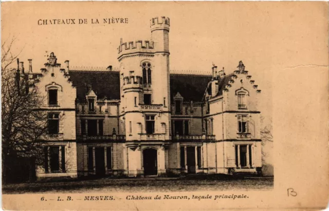 CPA AK Chateaux de la Nievre - MESVES - Chateau de Mouron facade (456891)
