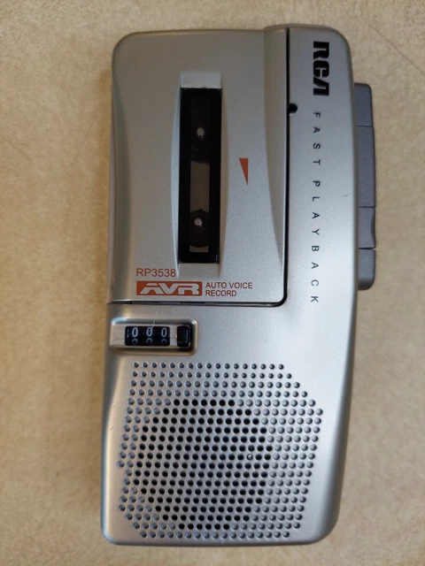 RCA Micro Cassette Recorder RP3538A Tested and Working