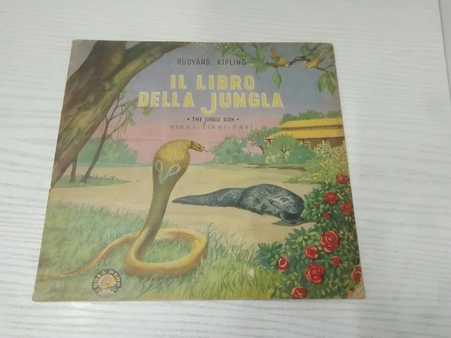 IL LIBRO DELLA Giungla - Rikki Tikki Tavi - Gino Conte - Collana Rosa D