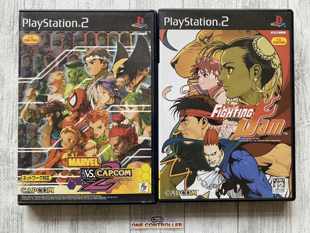 SONY PlayStation2 PS2 MARVEL VS.CAPCOM 2 & Capcom Fighting Jam from Japan