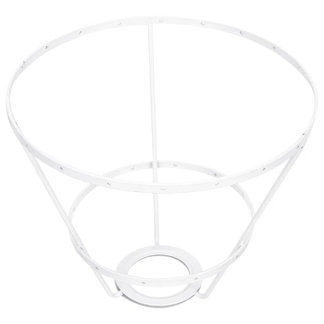 Artibetter Paralume a Ferro di Cavallo per Lampada da Scrivania, Copertura Decorativa Semplice Bianca 42mm, Set da 5 Pezzi, Sostituto Facile da Installare per Uso Domestico