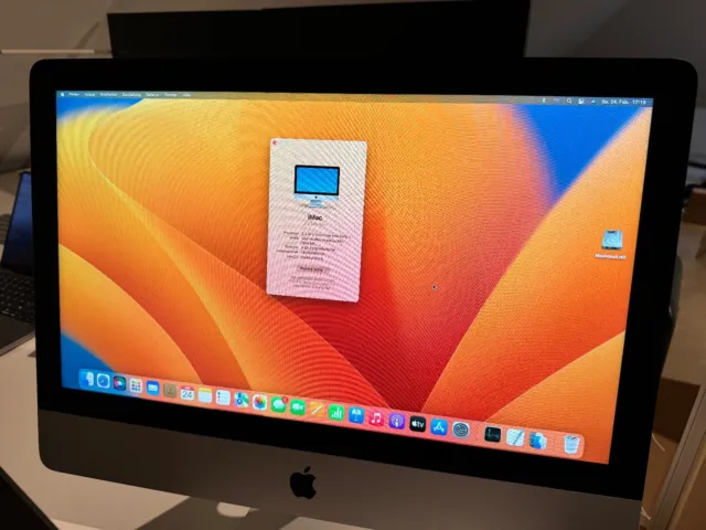 Apple iMac 21.5 zoll 4k 2017,  8GB RAM, 1TB HDD