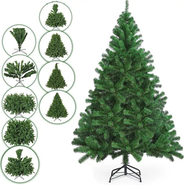 Christmas Tree with Stand Bushy Artificial Xmas Tree Home Decor 5ft 6ft 7ft 8ft