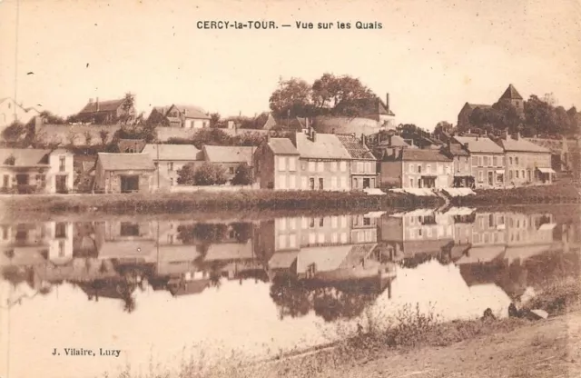 CERCY-la-TOUR - vue sur les quais