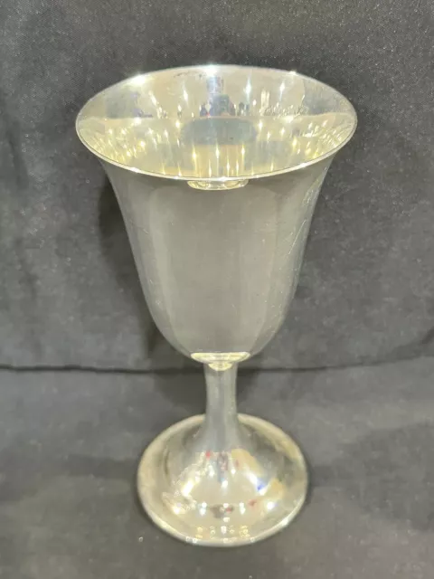 LORD SAYBROOK Sterling Silver WATER GOBLET # 11950 Cup Chalice International Vtg