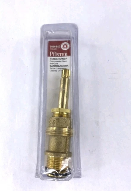 Pfister 910-013 132409 Compression Stem Tub/Shower Hot/Cold 742409 NEW Pfister 910-013 132409 Compression Stem Tub/Shower Hot/Cold 742409 NEW