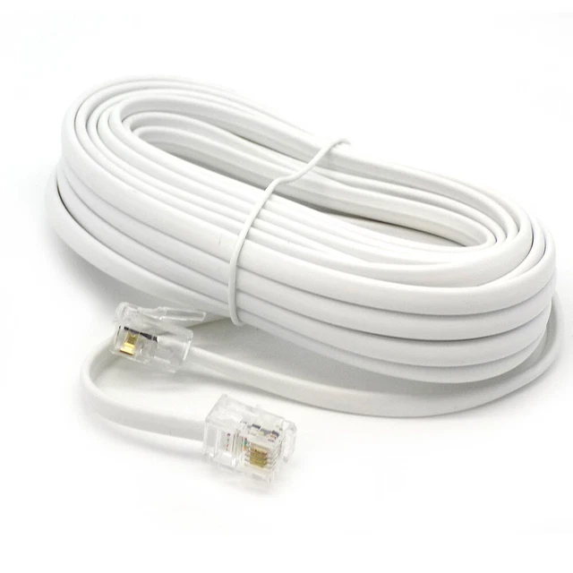Lotto piombo cavo da RJ11 a RJ11 ADSL BT SKY modem a banda larga Internet DSL linea terrestre 9