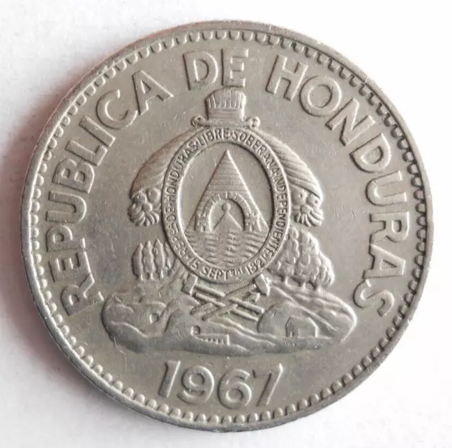 1967 HONDURAS 50 CENTAVOS - Excellent Coin - FREE SHIP - Bin #708