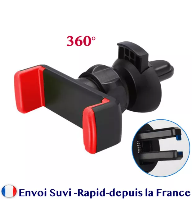 Gravité Voiture Air Vent Mount Cradle Holder iPhone Mobile Téléphone support 360