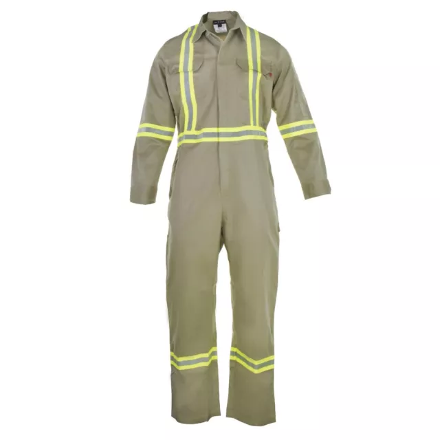 Flame Resistant FR High Visibility Hi Vis Coverall 2