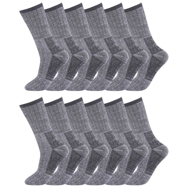 Mens Lambs Wool Socks Multi Pairs Merino Winter Warm Hiking Work Boot UK 6-11