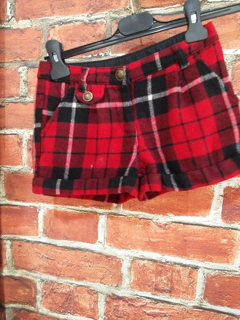 Pacchetto Ragazze 7-8 Anni Next H&M Pantaloncini Top Party Tartan Sparkly Bambini 128Cm 4