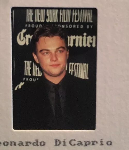 1998 Leonardo DiCaprio Titanic Actor ORIGINAL 35mm SLIDE Transparency