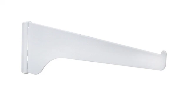 Knape & Vogt 180 WH 6 Powder-Coated Steel Shelf Bracket 6 L in. (Pack of 10)