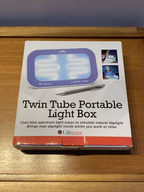 Lifemax Light Pod Seasonal Affective Disorder SAD Therapy Lamp With Box VGC