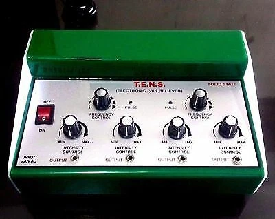New 4 Channel Tens &Slimmer Electronic Nerve Stimulator With Accessories