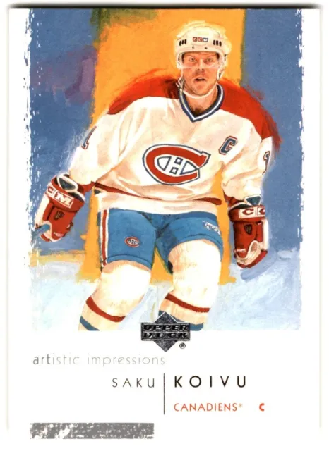2002-03 UD Artistic Impressions Saku Koivu Montreal Canadiens #47