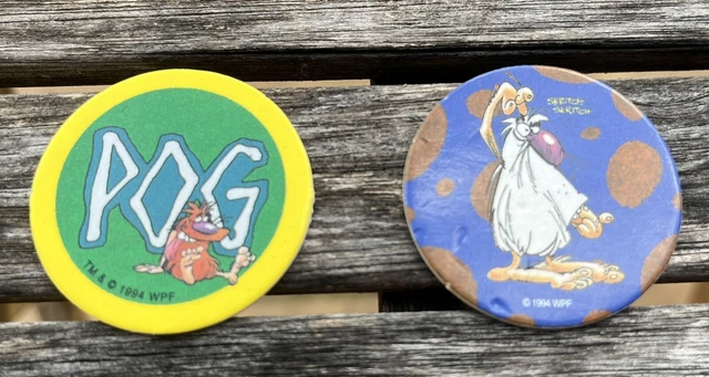 Weetabix Chex Pogs Waddingtons 1994 x 2