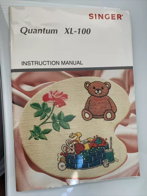 Singer XL-100 Sewing Machine Instructional Book Manual Guide