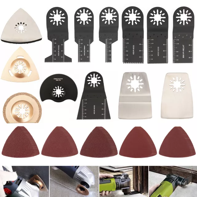 38PCS Oscillating Saw Blades Makita Ryobi Multi tool for Bosch Ozito Dewalt  ➲