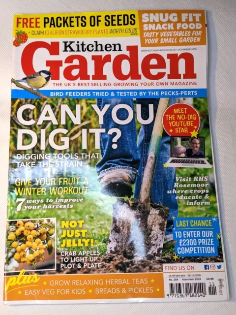 Kitchen Garden Magazin Ausgabe 254 November 2018 - Können Sie es graben?