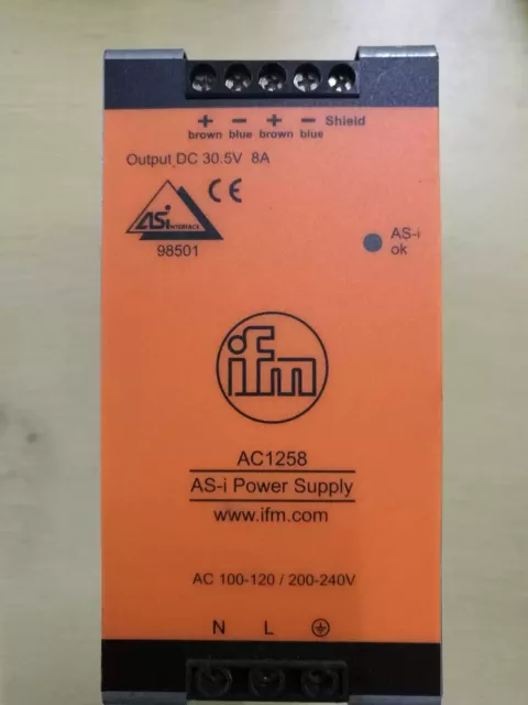 iFM Efector AC1258 AS-i Interface Power Supply