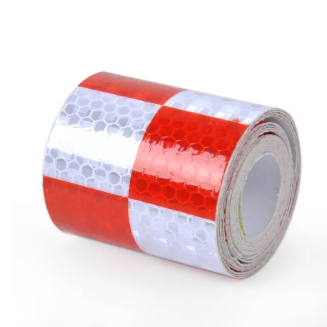 3M x 5cm Ruban Réfléchissant Adhésif Bande Voiture Moto Chequer Reflective Tape