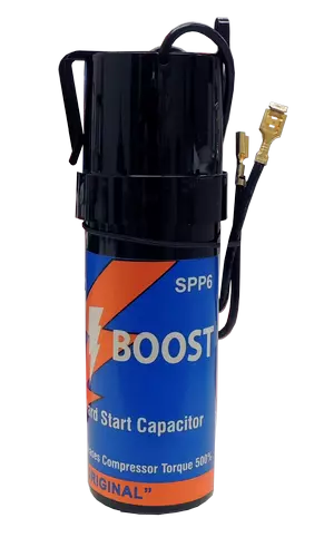 Supco SPP6 SUPER BOOST AC Hard Start Capacitor Kit, 500% Torque Increase