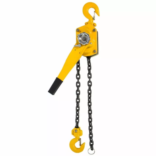 3/4 Ton Chain Lever Block Hoist Come Along Ratchet Lift 1500LBS 10FT Puller