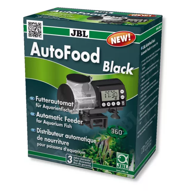 Machine à nourrir JBL Autofood noir ou blanc aquarium poissons blanc blanc noir