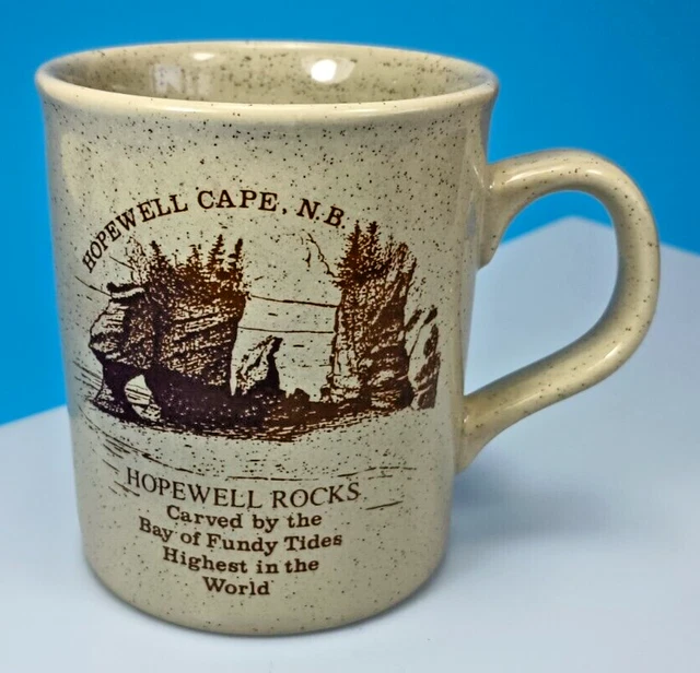 Hopewell Rocks, Hopewell Cape New Brunswick Canada Mug. Made in England.