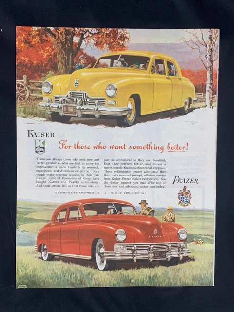 Magazine Ad* - 1947 - Kaiser-Frazer - (#8)