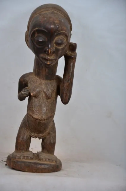 Luba Female Figure Miniature Congo African Art