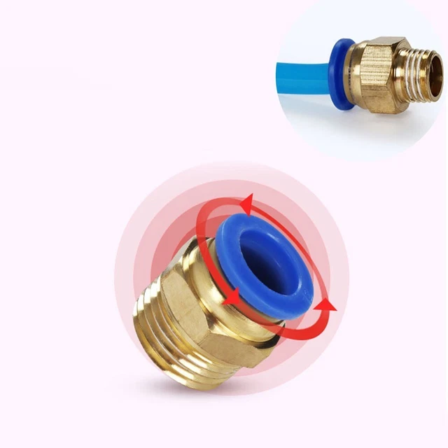 Affidabili raccordi pneumatici push in fit per 6 mm per tubo aria acqua confezio