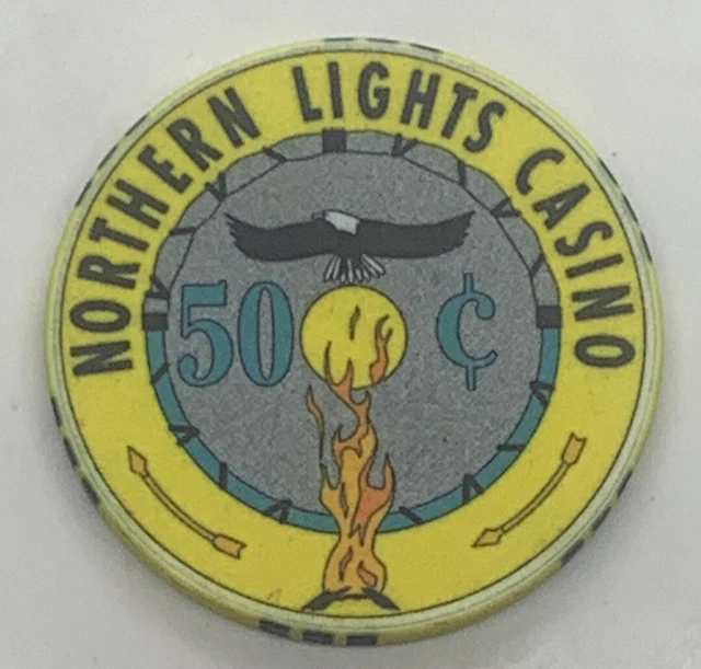 Northern Lights Casino - $0.50 CHIP - Carter WI Wisconsin - INDIAN Tribal