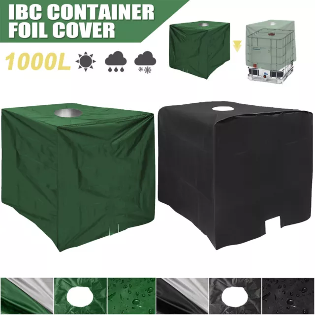 Waterproof Water Tank Hood Cover 1000L IBC Container UV Film Protective Covers