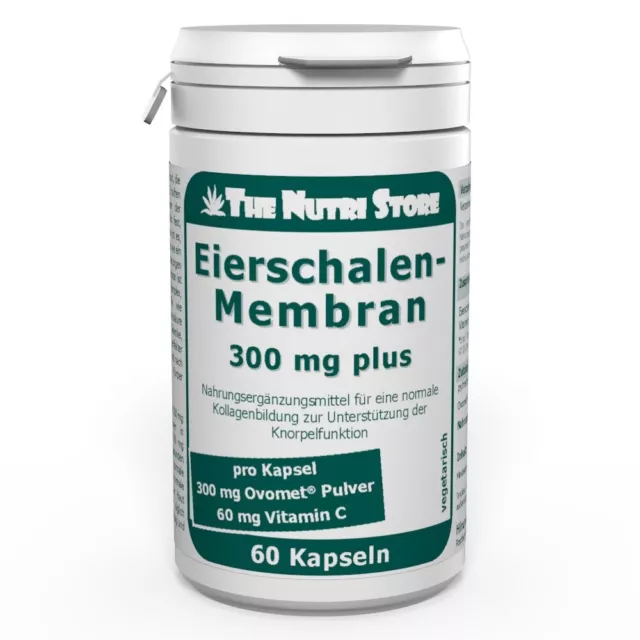 Eierschalenmembran 300 mg plus Kapseln 60 Stk. für eine normale Kollagenbildung