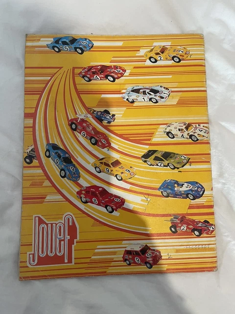 Le mini catalogue Jouef 1975 des trains et voitures de circuits