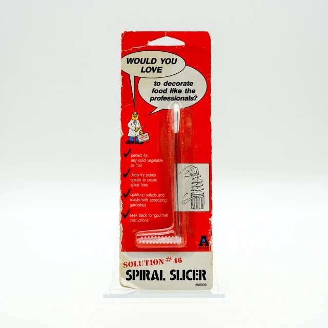 De Colección Acme International Solution #46 Cortadora en Espiral Nuevo Sellado Novedad Espiralizador