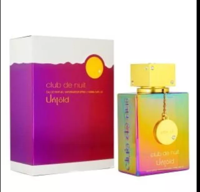 Armaf club de noche UNTOLD 105 ml/3,6 oz eau de parfum spray unisex - nuevo | sellado