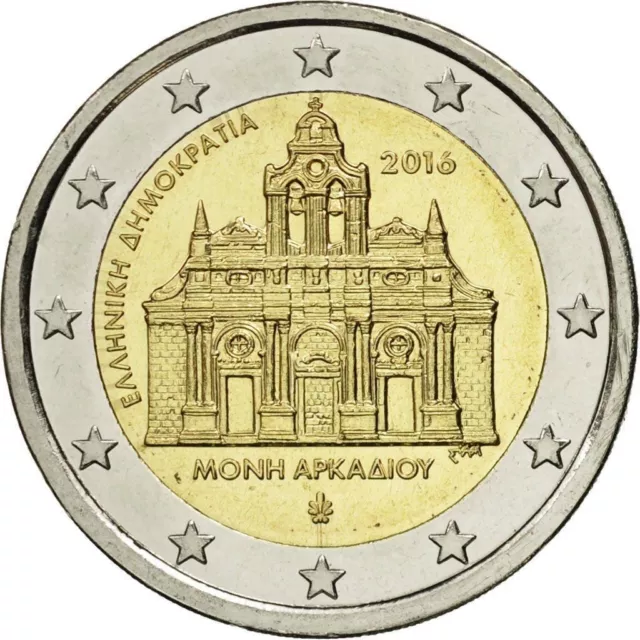 2 Euro Commemorativa Grecia 2016 - 150° Olocausto Monastero Di Arkadi - Fdc -