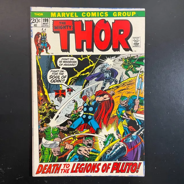 Thor 199 KEY 1st Ego-Prime Bronze Age Marvel 1972 Gerry Conway John Buscema Hela