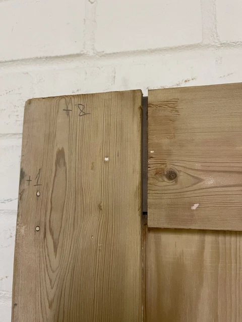 Original Vintage Reclaimed Victorian Pine Internal 4 panel Door 1950 1960 x 760 3