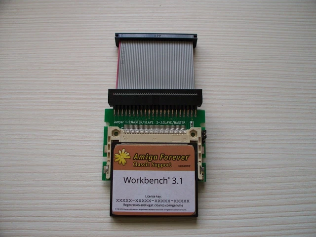 thumbnail image 2 of Amiga 600 & 1200 Workbench 3.1 System On 4GB CF Card + Adapter - Hard Drive Replacement Kit 2 of 14