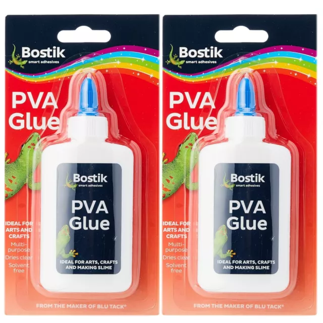 Bostik PVA Glue, Solvent Free Glue for Arts and Crafts, Dries