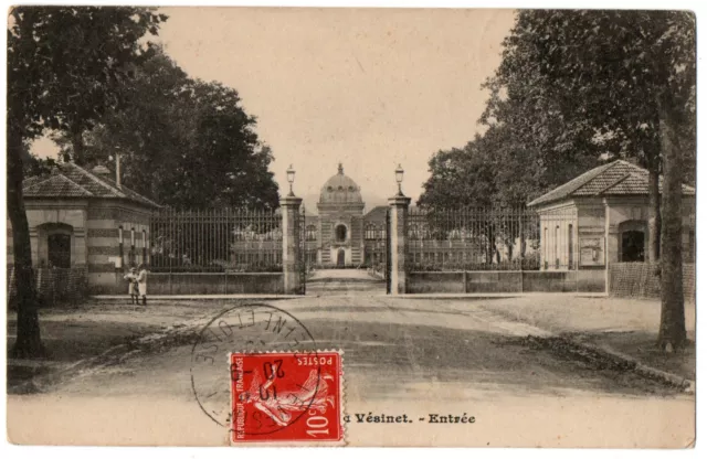 CPA 78 - LE VESINET (Yvelines) - Asile National - Entrée